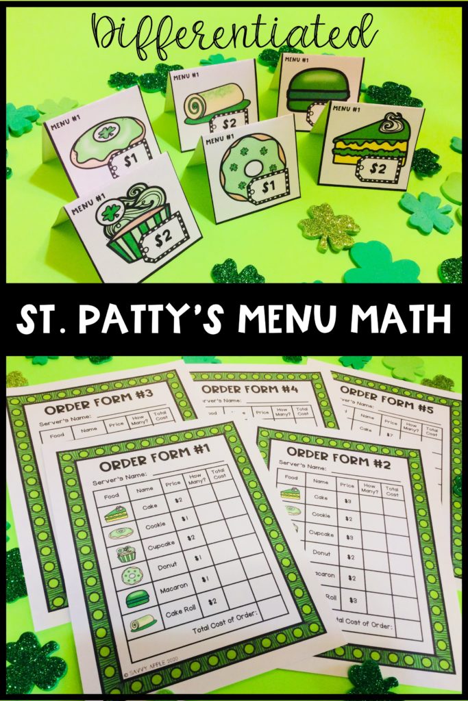 menu-math-st-patricks-day-math