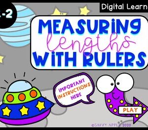 Measurement with a Ruler Digital Learning Distance Learning Interactive PDF