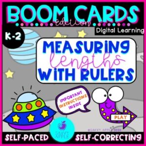 Measuring Length with a Ruler Boom Cards Digital Learning Distance Learning