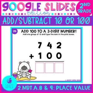 Add/Subtract 10 or 100