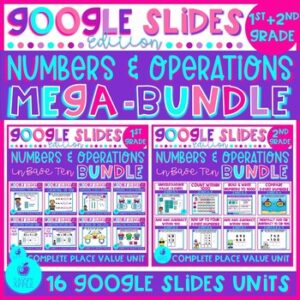Numbers and Operations in Base Ten MEGA-BUNDLE Google Slides Distance Learning