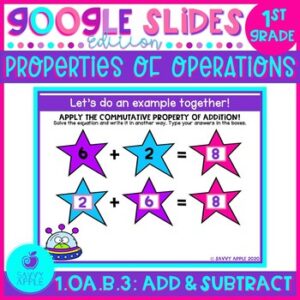 Properties of Operations 1st Grade Math Google Slides Distance Learning