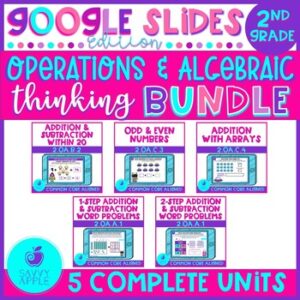 Operations and Algebraic Thinking 2nd Grade Math Google Slides Distance Learning