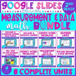 Measurement and Data 2nd Grade Math Google Slides Distance Learning