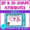 Geometry 1st Grade Math Google Slides BUNDLE Distance Learning – Savvy ...